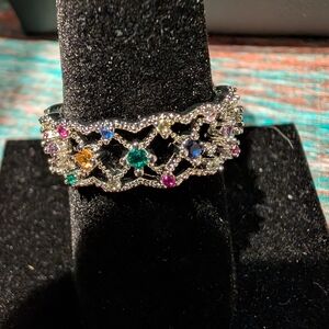 Simply Beautiful Multicolor Gemstone Ring